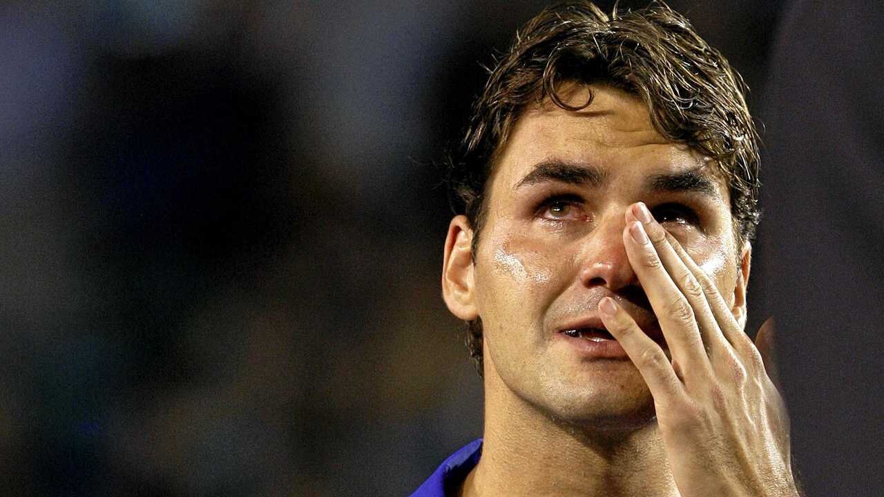 Roger Federer announced the death of his wife and two children in a plane crash. Rest in peace.