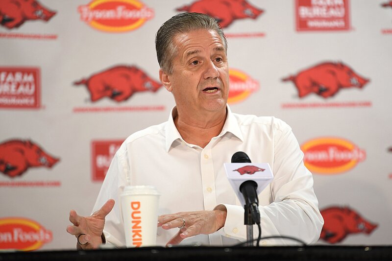 John Calipari, the head coach of Arkansas basketball, announced his resignation today.